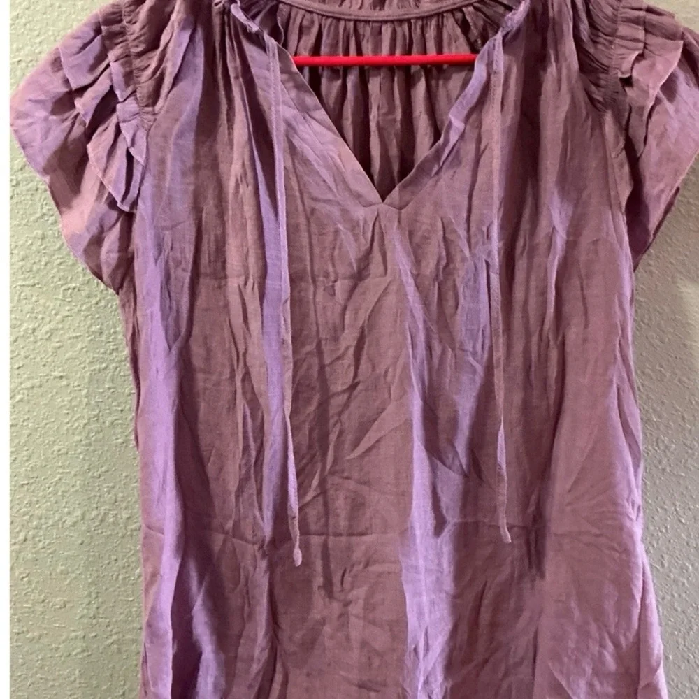 Women's purple top - Picture 2 of 3